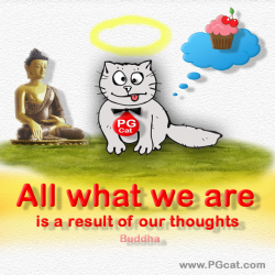 All what we are is a result of our thoughts. Buddha