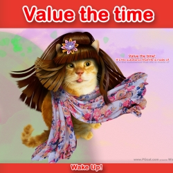 Value the time! It's the substance that life is made of.