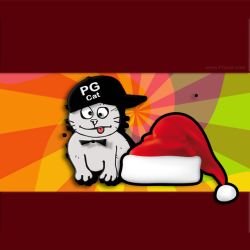 Cristmas and New Year Greeting Cards Templates PG Cat 2